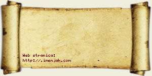 Žanka Nešković vizit kartica